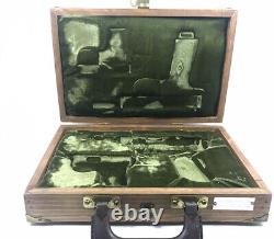 Wooden Gun Display Case With Latch For Webley & Scott. 25 1906 & 1909 9MM 2127PX