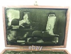 Wooden Gun Display Case With Latch For Webley & Scott. 25 1906 & 1909 9MM 2127PX