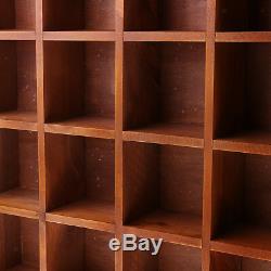 Wooden Home Organizer 16 Grids Wall Shelf for Cellection Gadget Display Case