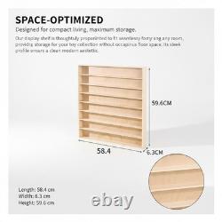 Wooden Toy Car Display Case Collectible Organizer for Store Personal Retail