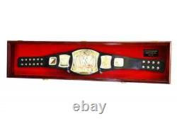 Wrestling Belt Display Case Cherry Kid 44 Child Wood WWE Championship Cabinet