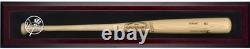 Yankees Logo Mahogany Framed Single Bat Display Case