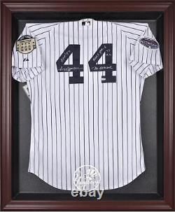 Yankees Mahogany Framed Logo Jersey Display Case Authentic