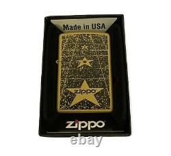 Zippo Lighter Display Case + 4 Lighters Collectables Smoking Supplies Gift NEW