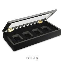 Zippo Lighter Display Case + 4 Lighters Collectables Smoking Supplies Gift Xmas