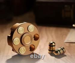 Zippo Roulette Lighter With Brass Heavy 3D Engraving & Wood Display Case