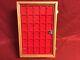 Zippo Lighter Cherry Wood Display Case With 30 Compartment Holder